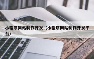 启东小程序网站制作开发（小程序网站制作开发平台）